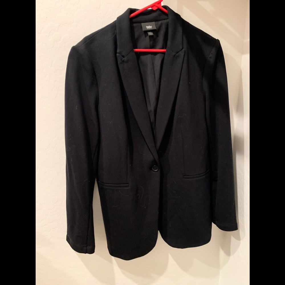 Black suit jacket